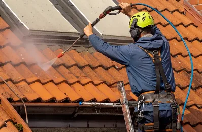 Démoussage et hydrofuge de toiture à Bas-Lieu